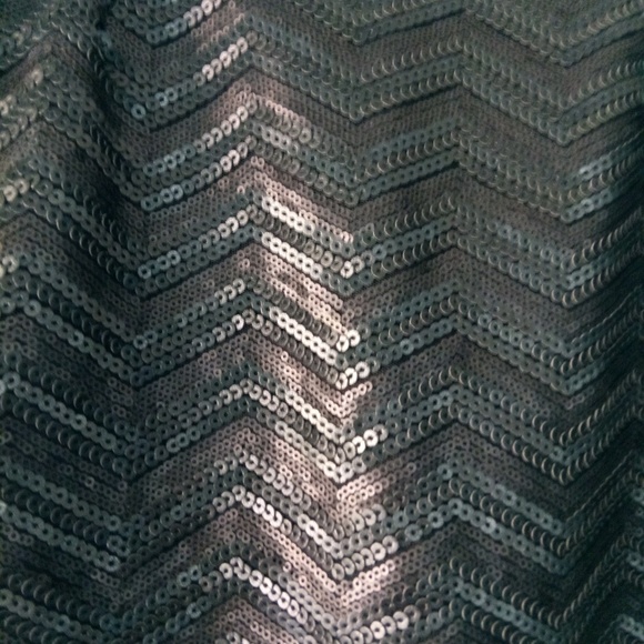 Tobi Black Sequin Mini Skirt - Picture 3 of 5